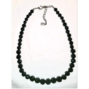 Black onyx graduated bead Necklace